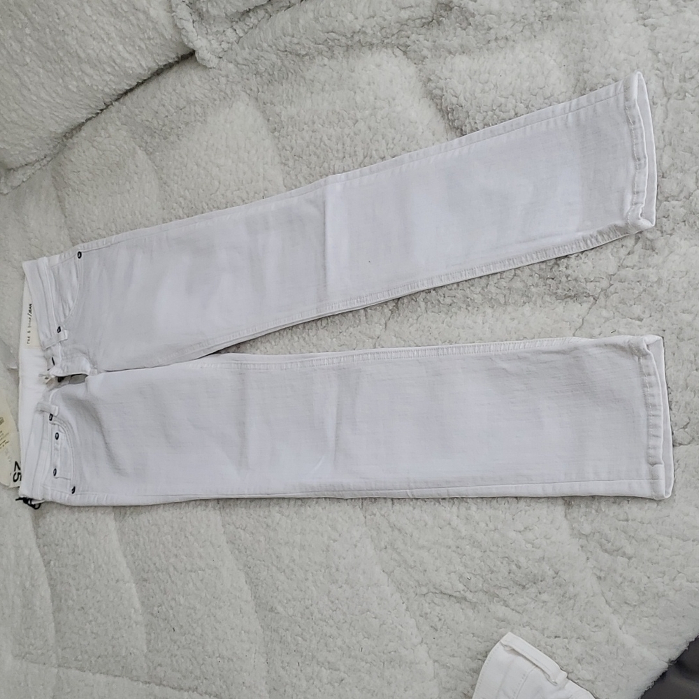 1. Rag & Bone Skinny Jeans Blanc - Picture 3 of 16